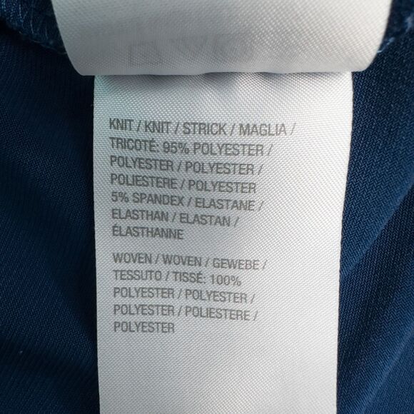 Susan Graver Everyday Liquid Knit Sleeveless Top Two Way Cowl Womens 4X Blue - Picture 12 of 13